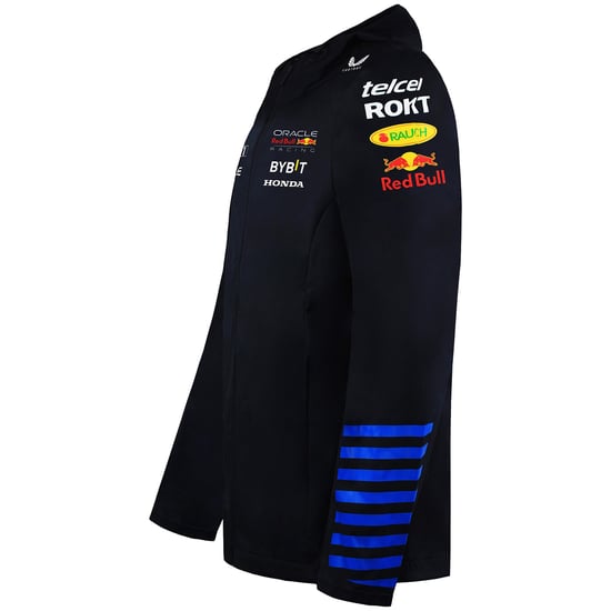 Red Bull Racing F1 Team 2024 Unisex Navy Rain Jacket - Image 3