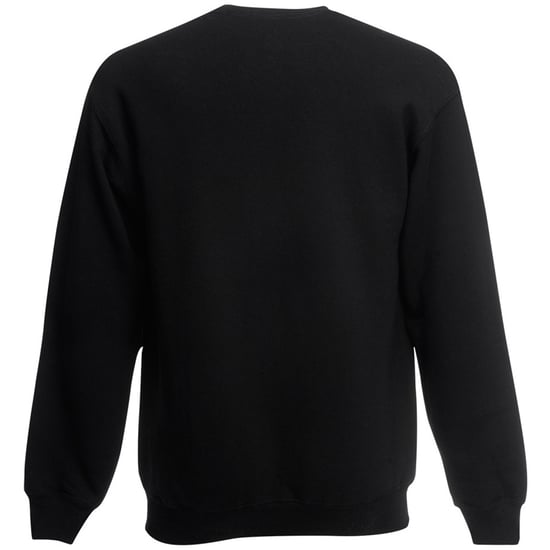 Fruit Of The Loom Mens Set-In Belcoro® Yarn Sweatshirt (Black) - Image 2