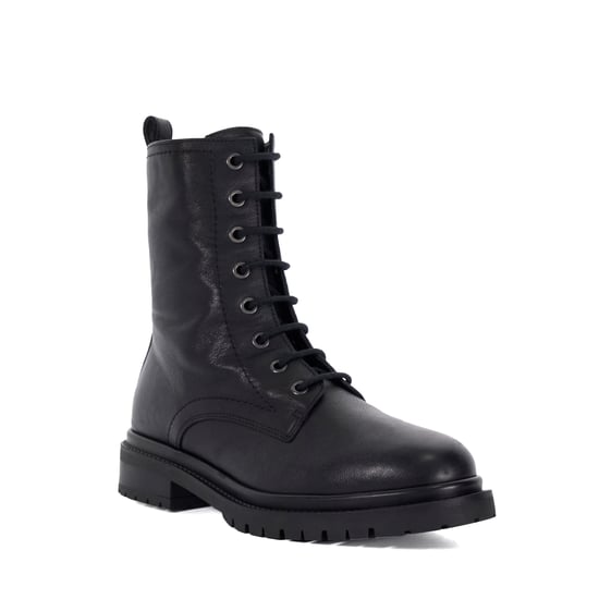 Dune Ladies Prestonne - Leather Cleated Sole Biker Boots