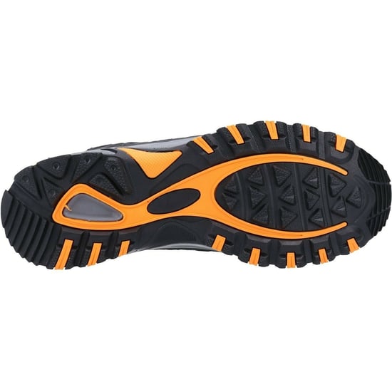 Cotswold Mens Abbeydale Mid Hiking Boots (Grey/Orange) - Image 3