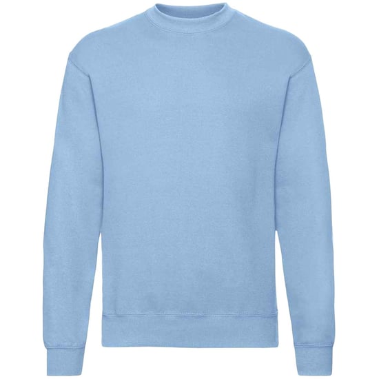 Fruit of the Loom Mens Classic 80/20 Set-in Sweatshirt (Sky Blue) - Image 1