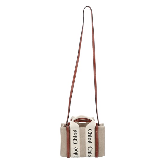 Chloé Woody Mini Tote Brown - Image 1