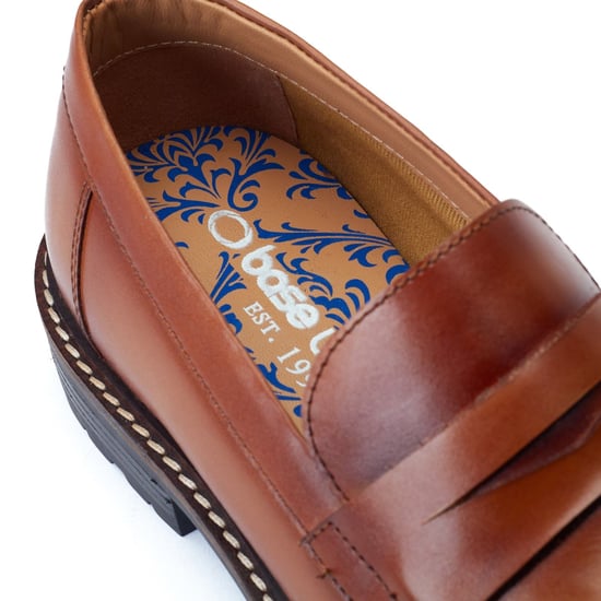 Base London Ivey Leather Men's Burnt Tan Loafers - Image 6