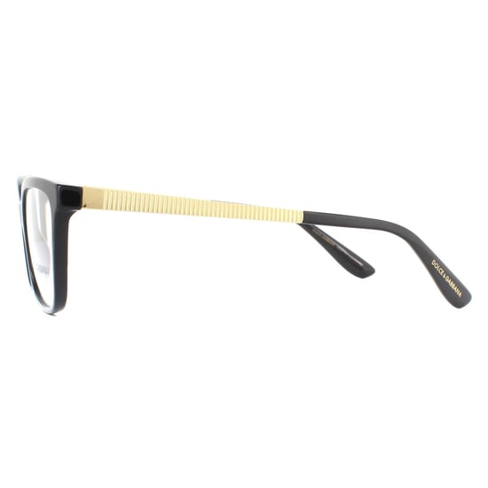 Dolce & Gabbana Rectangular Black Womens Glasses Frames