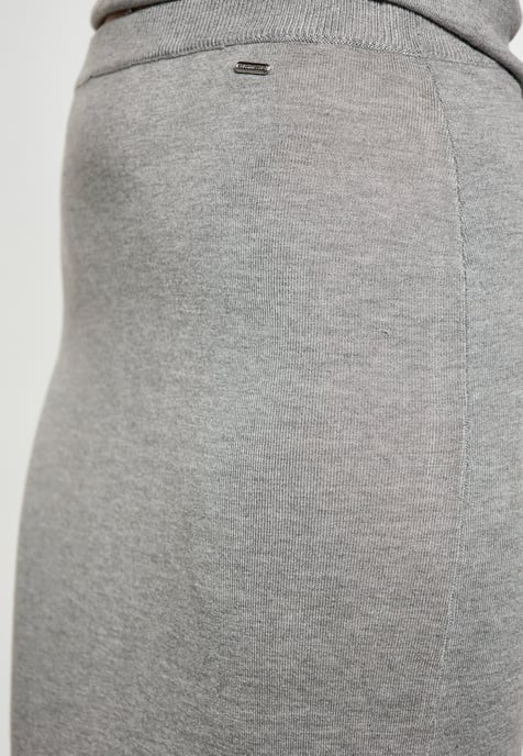 Dreimaster Skirt women light grey melange - Image 5