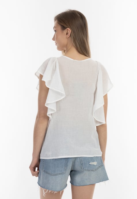 Dreimaster Blouse women off-white - Image 4