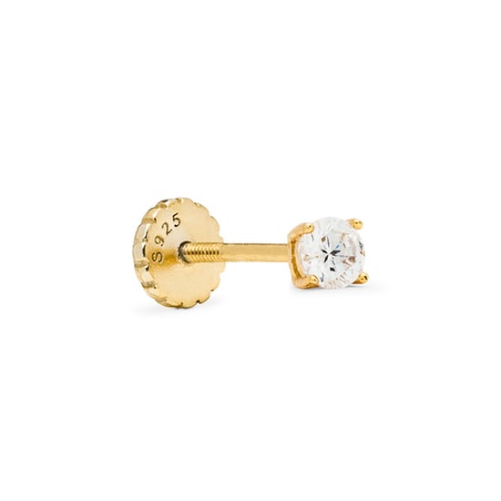 Piercing Luxenter, Dali Plata de Ley 925 y Circonita Brillante acabado en oro amarillo de 18 Quilates - Image 2