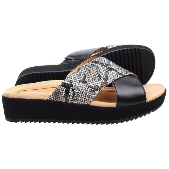 Vionic Hayden Snake Womens Black Sandals - Image 3