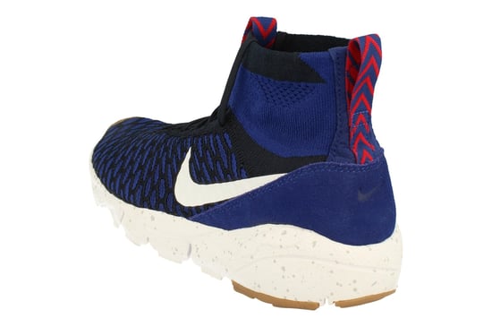 Nike Air Footscape Magista Flyknit Mens Blue Trainers - Image 2