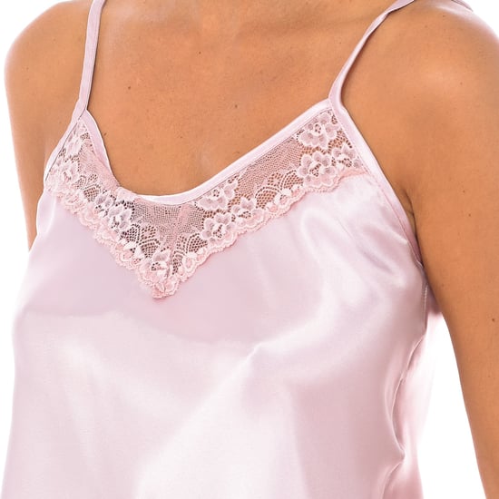 Women's 2200 round neck suspender pajamas