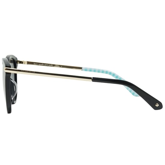 Kate Spade gafas de sol negras con lentes sombreados en gris - Image 3