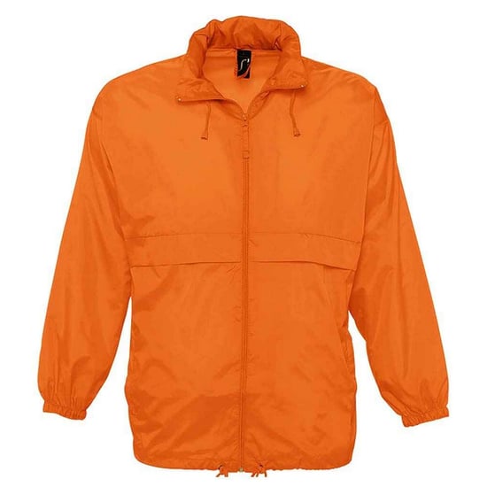 SOLS Unisex Adult Surf Windbreaker (Orange) - Image 1