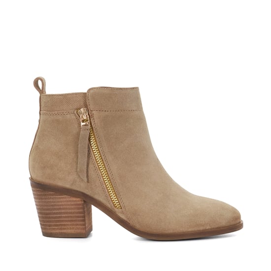 Dune Ladies Paicing - Block Heel Side Zip Boots