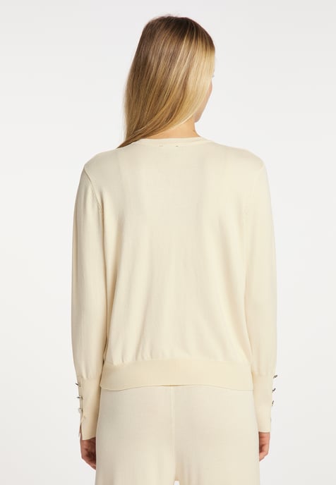 Dreimaster Cardigan women off-white - Image 4