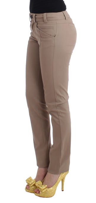 Pantalones de vestir ajustados beige para mujer Cavalli - Image 2