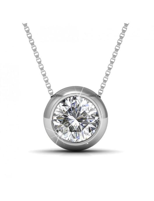 Colgantes Luna - Plata y Cristal - Image 1
