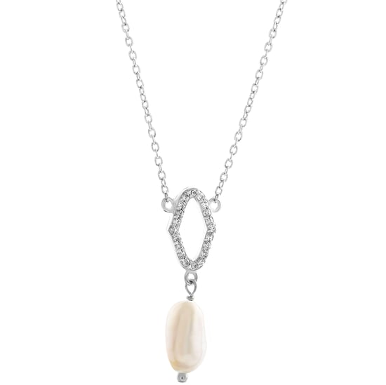 Orphelia 'Normandy' Women's 925 Sterling Silver Pendant with Chain - Silver ZK-7574 - Image 2