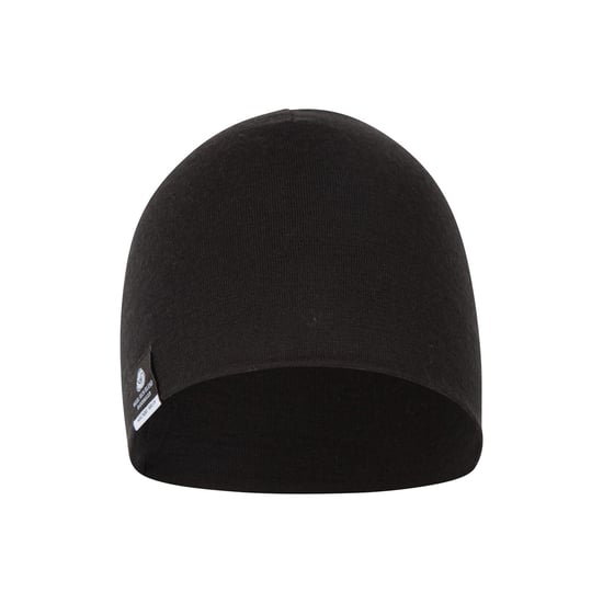 Mountain Warehouse Mens Extreme Merino Wool Lined Beanie (Black) - Image 1