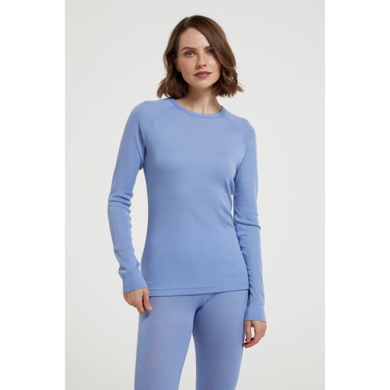 Mountain Warehouse Womens/Ladies Merino II Thermal Top (Blue) - Image 1