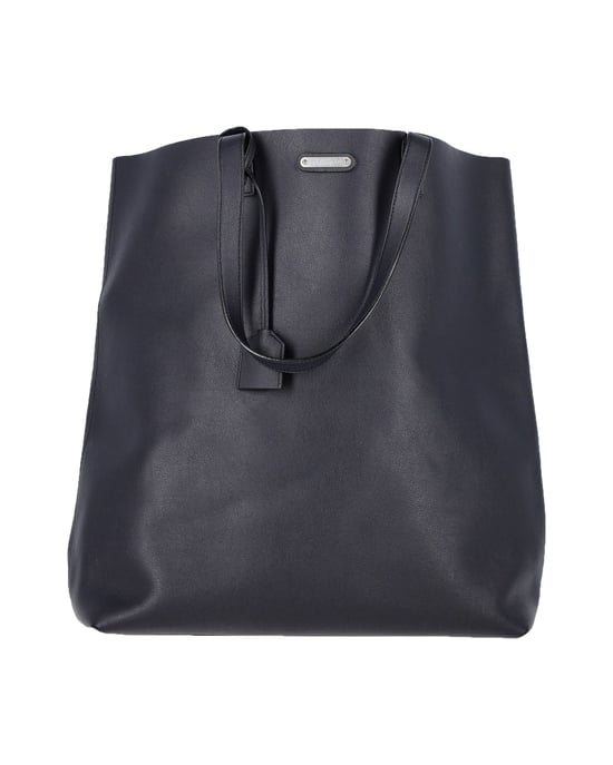 Saint Laurent Bold Shopping Tote Bag in Black Calfskin Leather - Image 1