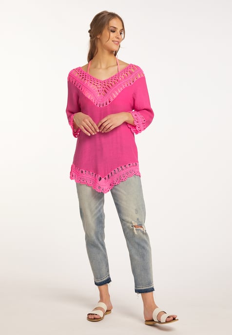 IZIA tunic with crochet part mahisha - Image 4
