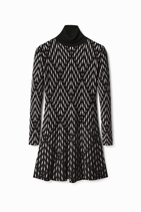 Vestido Negro para Mujer Desigual - Image 1
