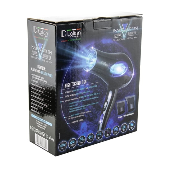 SECADOR INNOVATION 2200W HIGH TECH BLUE IONS THERAPY - Image 2
