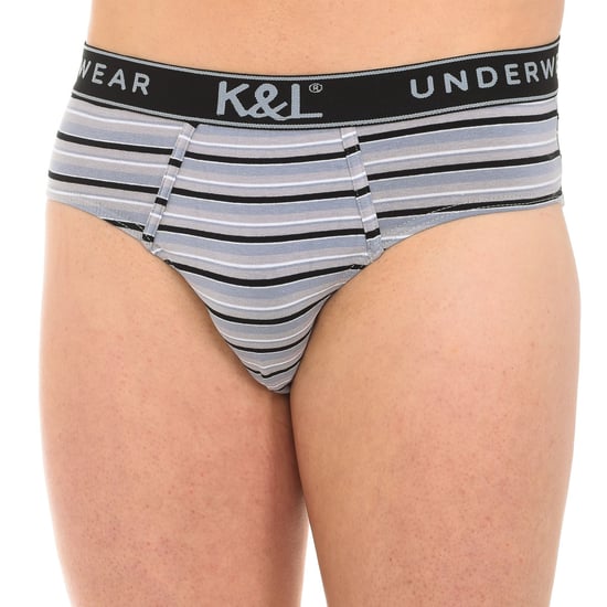 Pack-3 Men's Breathable Fabric Slips KL3007