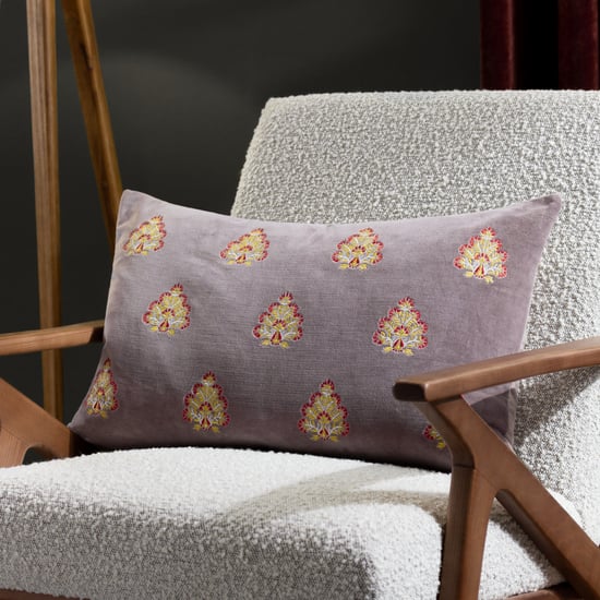 Paoletti Rennes Embroidered Cushion Cover