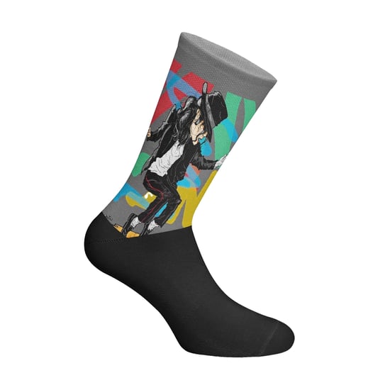 Unisex Elastic Printed Long Socks