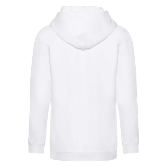 Fruit Of The Loom Kids Unisex Premium 70/30 Hooded Sweatshirt / Hoodie (White) - Image 2