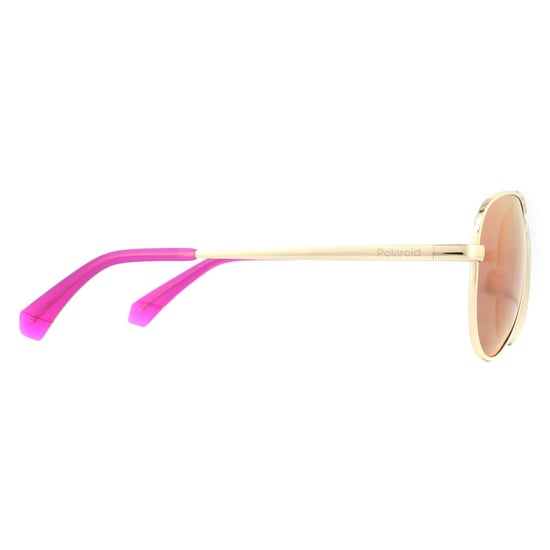 Polaroid Sunglasses 6012/N/NEW J5G Aviator LA Gold Brown Gradient Polarized