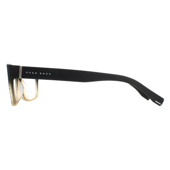 Hugo Boss Rectangular Mens Shaded Grey Texture Glasses