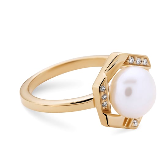 Orphelia Women's 925 Sterling Silver Ring - Gold ZR-7469/G - Image 2