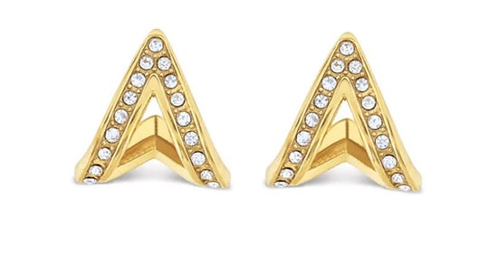 Tommy Hilfiger Women's Stainless Steel Stud Earrings - Gold 2780364 - Image 3