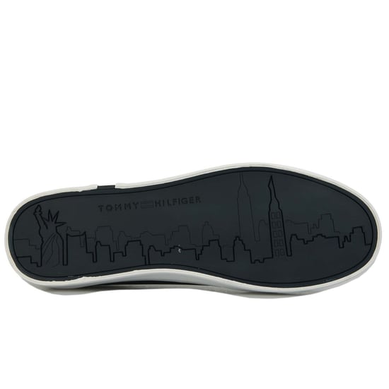 Zapatillas de cuero modernas Vulc para hombre Tommy Hilfiger en navy - Image 4
