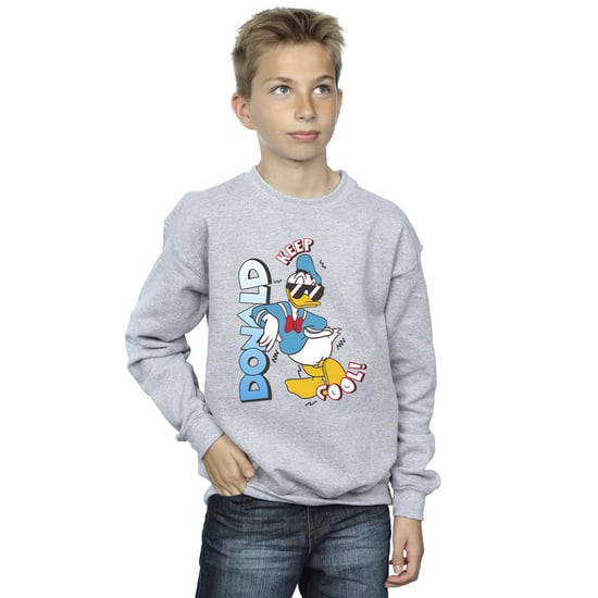 Disney Boys Donald Duck Cool Sweatshirt (Sports Grey)