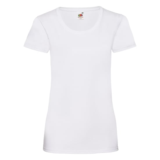 Fruit Of The Loom Ladies/Womens Lady-Fit Valueweight Short Sleeve T-Shirt (Pack of 5) (White) - Image 1