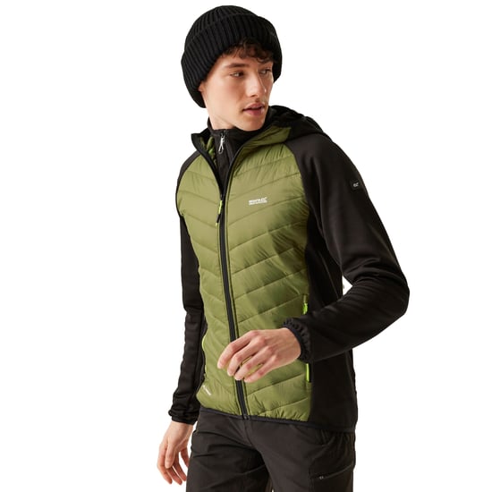 Regatta Mens Andreson VIII Hybrid Jacket (Nephrite Green/Black) - Image 3