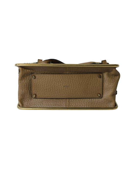 Chloe Sally Shoulder Bag in Caramel Brown Leather - Image 5