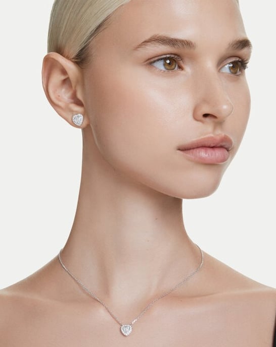 Swarovski 'Ss25 Capsule' Women's Base Metal Stud Earrings - Silver 5720859 - Image 6