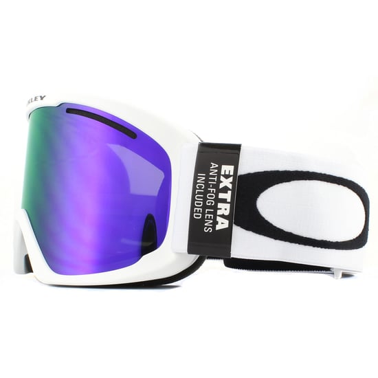 Gafas de esquí Oakley O Frame 2.0 Pro XL OO7112-03 Blanco mate Violeta Iridiscente y Persimón - Image 3