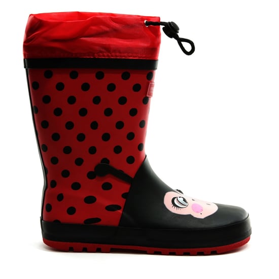 Dare 2B Childrens/Kids Mudplay Dinosaur Wellingtons (Red/Black Solid)