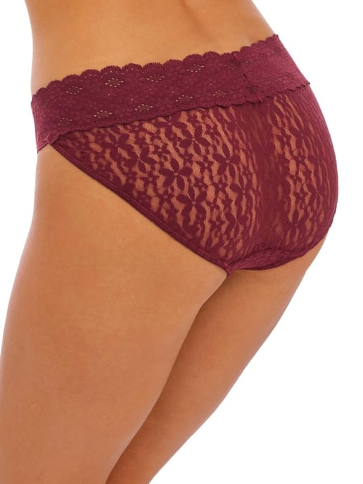 Halo Lace Bikini Brief Zinfandel