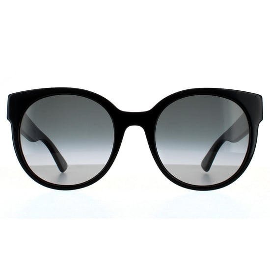 Gucci Cat Eye Womens Black Grey Gradient Sunglasses