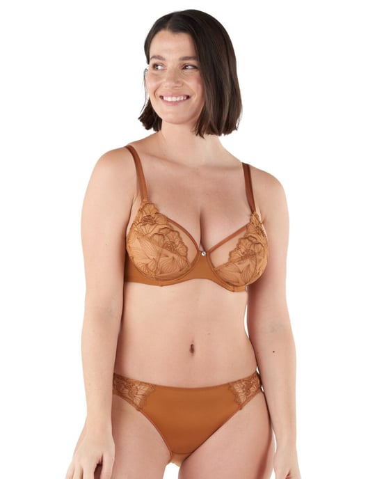 Maison Lejaby Flora Full Cup Bra -  Sienne