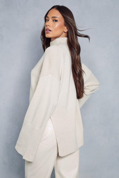Flute Sleeve Knitted Jumper