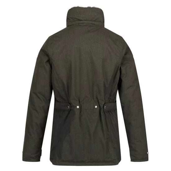 Regatta Womens/Ladies Leighton Waterproof Jacket (Dark Khaki)