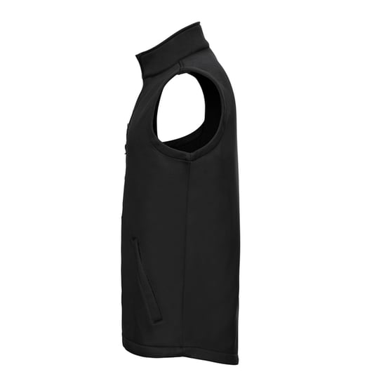 Russell Mens Smart Softshell Gilet (Black) - Image 4