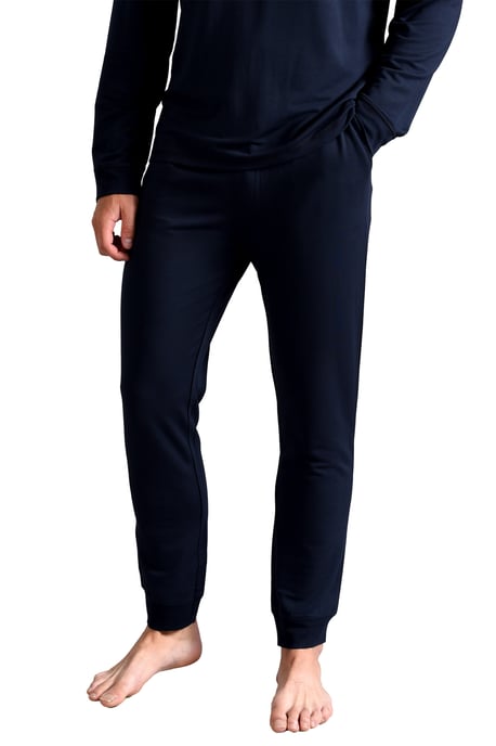 Pantalones de pijama para hombre Ted Baker Joggers de pijama largos transpirables y casuales con bolsillos - Azul marino - Image 1
